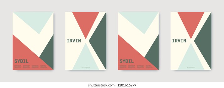 Geometric cover. Shapes patterns. Blue, pink, green, white, bright business concept. Triangle design template. Colorful set of vector graphic design covers. Cool geometric cover. Futuristic triangle.