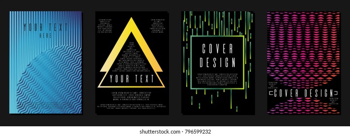 Geometric coverage corporate style.  Template in A4.  Can be used for poster, brochure, magazine, card, book, flyer, banner, anniversary. Trendy corporate style.