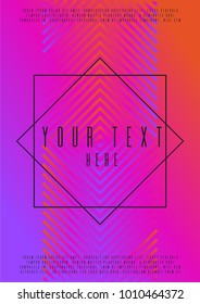 Geometric coverage design for your business. A4 brochure title sheet. Can be used for poster, brochure, magazine, card, book, flyer, banner, anniversary. Trendy corporate style.
