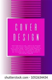 Geometric coverage design for your business. Text frame surface. Can be used for poster, brochure, magazine, card, book, flyer, banner, anniversary. Trendy corporate style.
