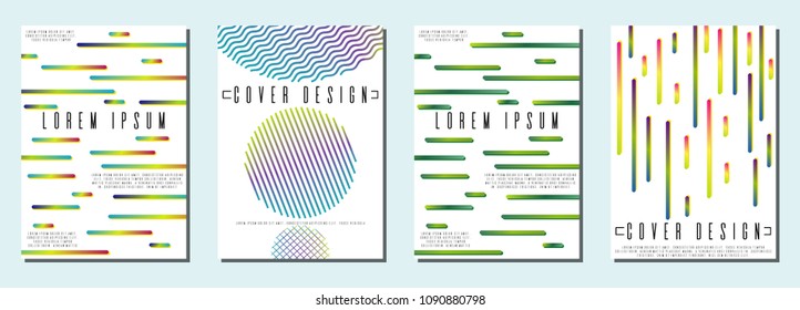Geometric coverage design for your business. Template in A4.  Can be used for poster, brochure, magazine, card, book, flyer, banner, anniversary
 Trendy corporate style.