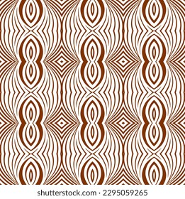 A geometric creative fashion design fabric print with a seamless illustration of an ornament would be a unique and stylish addition to any wardrobe.