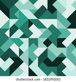 Geometric creative minimalistic poster with simple shapes. Vector background with bright colors for poster, brochure, flyer, print, wallpaper, wrapper, fabric. Abstract vector artistic design
