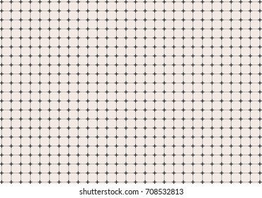 Geometric cross or plus with lines grid pattern background and textured, Abstract vector illustration