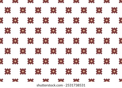 Geometric and cross stitch traditional ethnic pattern.floral pixel art embroidery. Elegance background abstract Aztec seamless pattern for fabric,cloth,dress,carpet,curtain,sarong,batik,wallpaper.

Ke