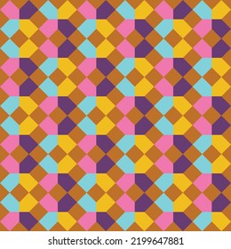 La geométrica cruza un patrón sin fisuras. Fondo de los vectores cruzados. Perfecto para textiles, papel pintado, tejidos, ropa y estampado de moda.