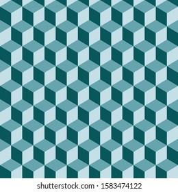 Geometric cube background, vector illustration