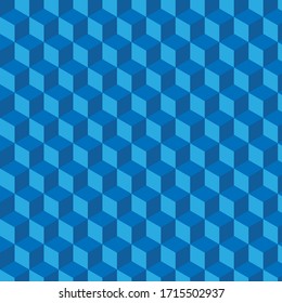 Geometric cube patterns abstract background - vector