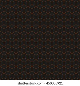geometric cube seamless pattern.Fashion graphic design.Vector illustration. 