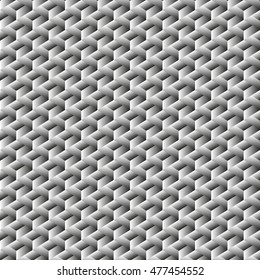 geometric cube seamless pattern.Fashion graphic design.Vector illustration. Background design.Optical illusion 3D. Modern stylish abstract texture. Template for print, textile, wrapping and decoration