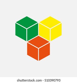 geometric cube sign pattern. Fashion graphic design.Vector illustration. Background design. Modern stylish abstract texture. Template for print, textile, wrapping and decoration