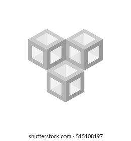 geometric cube sign pattern. Fashion graphic design.Vector illustration. Background design. Modern stylish abstract texture. Template for print, textile, wrapping and decoration