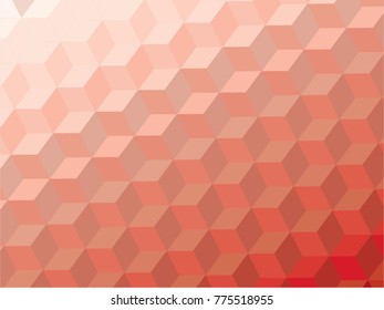 Geometric cubic vector background, abstract mosaic wallpaper