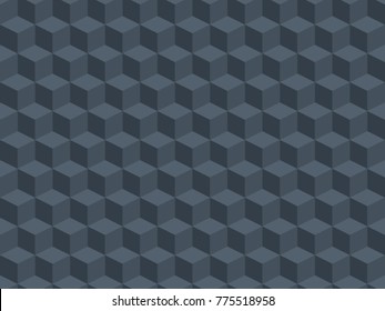 Geometric cubic vector background, abstract mosaic wallpaper