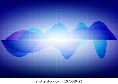 geometric curve line technology background