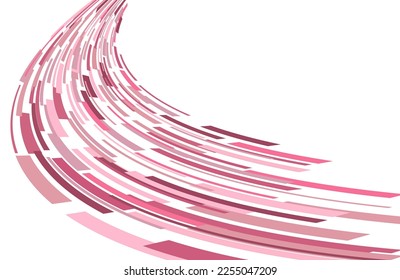 Geometric curve texture, vector illustration