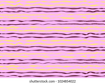 Geometric curved stripes vertical lines vector shirt pattern. Thin intersecting and parallel bent lines, curve wavy ribbons clothing textile.  Wavy stripes ripple fabric texture banner.