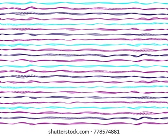 Geometric curved stripes vertical lines vector shirt pattern. Thin intersecting and parallel bent lines, curve wavy ribbons clothing textile.  Wavy stripes ripple silk fabric texture decoration.