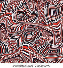 geometric curve-magic textile suitable repeatable meter pattern