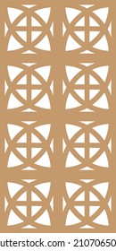Geometric Cut out CNC Pattern Design for Background Interior Exterior 