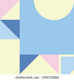 geometric cute pattern color pastel free vector