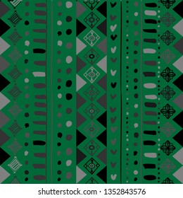 Geometric cute pattern surface design etnic indian hand drawn.