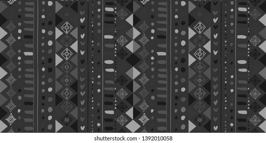 Geometric cute pattern surface design etnic indian hand drawn.