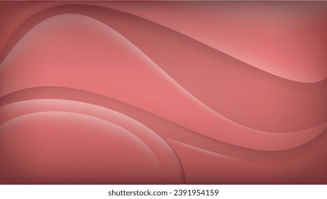 Geometric cutout abstract background with waves shape decoration. Minimalist modern graphic design element cutout style concept