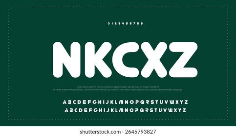 Geometric cutout alphabet, sliced sans serif letters, creative abstract stencil font for bold logo, sharp impactful headline, unique branding, modular minimalistic typography. Vector typeset