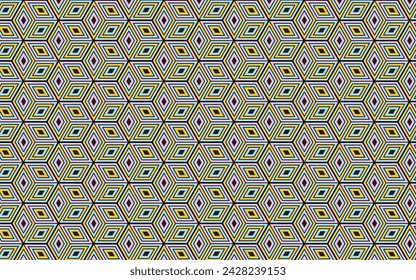 geometric daimond box soft color background seamless pattern