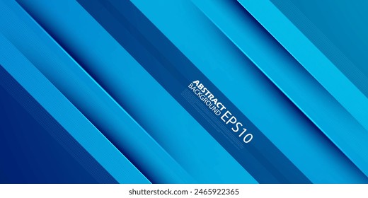 Geometric dark blue abstract background with overlap shadow and lights pattern background design. Eps10 vector