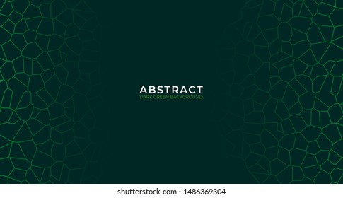 geometric dark green background design