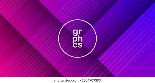 Geometric dark pink and purple gradient abstract background with square shapes overlay shadow papercut combination color on background. futuristic design. Eps10 vector