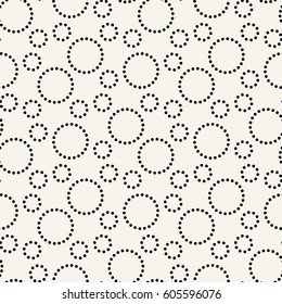 geometric dashed circles graphic print pattern background