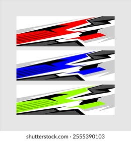 Geometric decal wrap sticker vector