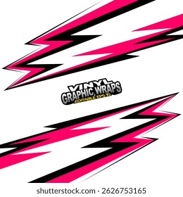 Geometric decal wrap sticker vector