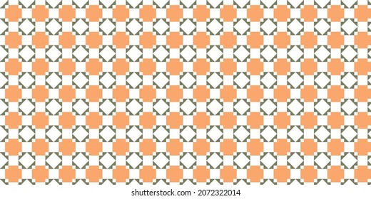 Geometric decoration element. Modern vector design element. Vector fabric seamless pattern.