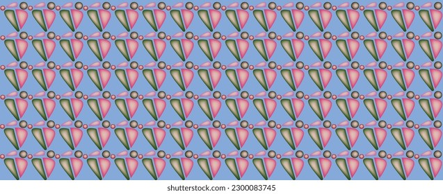 Vector abstracto decorativo geométrico con colores de fondo rosa, amarillo, verde y azul