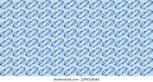 Geometric decorative abstract vector with soft blue background colors