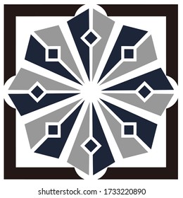 geometric decorative china ornament pattern