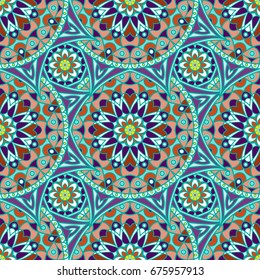 Geometric decorative ornamental pattern. Abstract background. Morocco Seamless pattern. Traditional Islamic Design. Mosque decoration element.