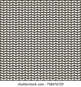 Geometric decorative pattern with  toothed horizontal stripes. Abstract vector.