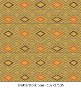 Geometric decorative seamless background. Abstract ethnic pattern.