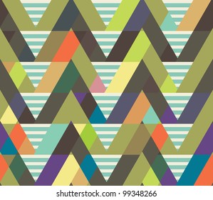 geometric decorative seamless background. striped pattern.