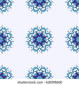 geometric decorative seamless pattern 