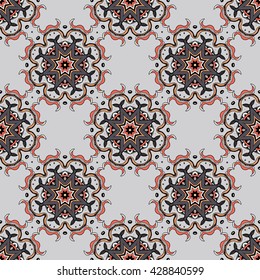 geometric decorative seamless pattern 