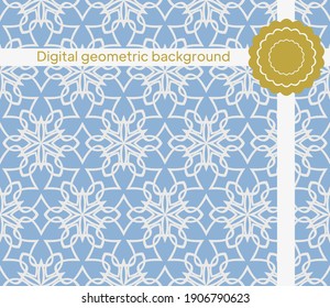 geometric decorative seamless pattern. vector illustration. for interior design, wallpaper, textiles