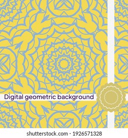 geometric decorative seamless pattern. vector illustration. for interior design, wallpaper, textiles