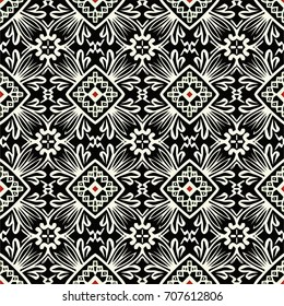 Geometric decorative vintage pattern