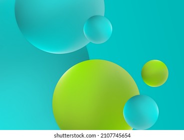 Fondo abstracto de diseño geométrico - círculos